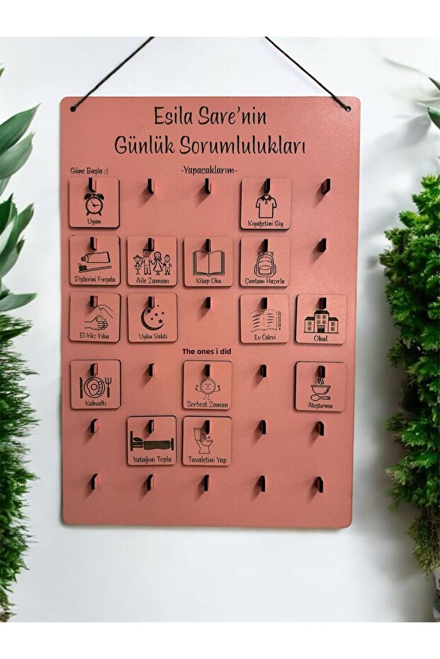 Large Size Task-Taking Ability and Chore Chart My Daily Routine Checklist Planner - 2