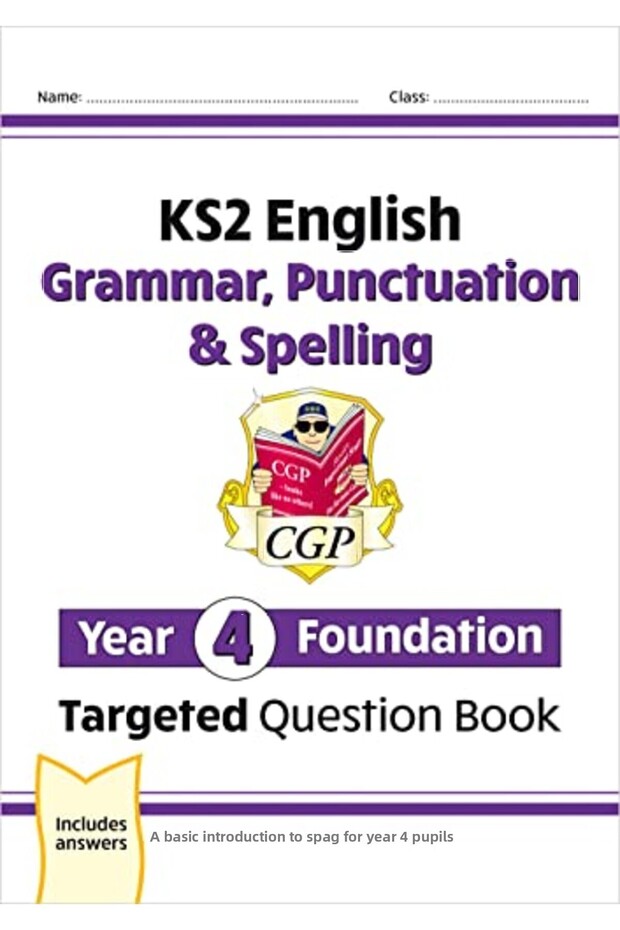 Ks2 English Targeted Question Book Grammar Punctuation & Spelling Year 4 Foundation