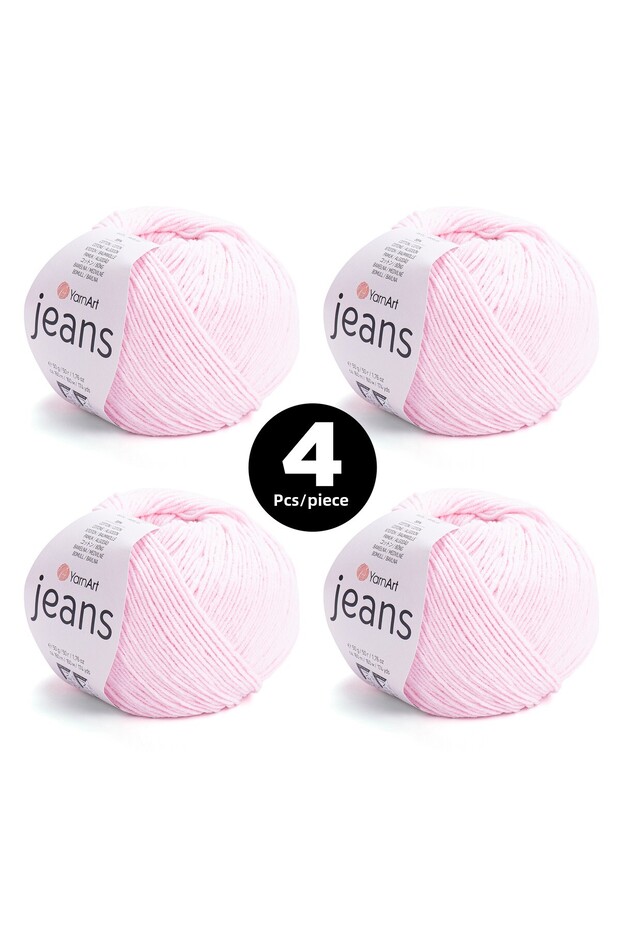 Jeans Knitting Yarn - 74 - Pack of 4