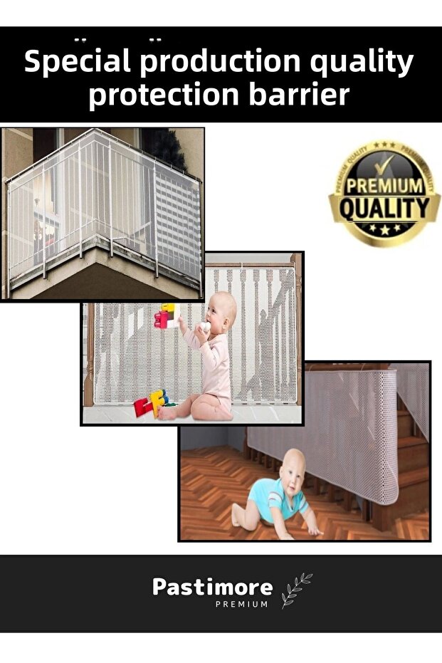 Special Production Stair Balcony Safety Net Baby Child Pet Protection Barrier