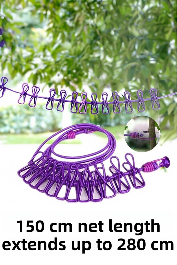 🧺   Laundry Rope with Latch - 8