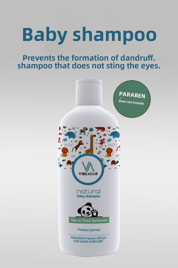 Eye-Safe Baby Hair and Body Shampoo - Anti-Allergic & for Sensitive Skin - 400 ml
