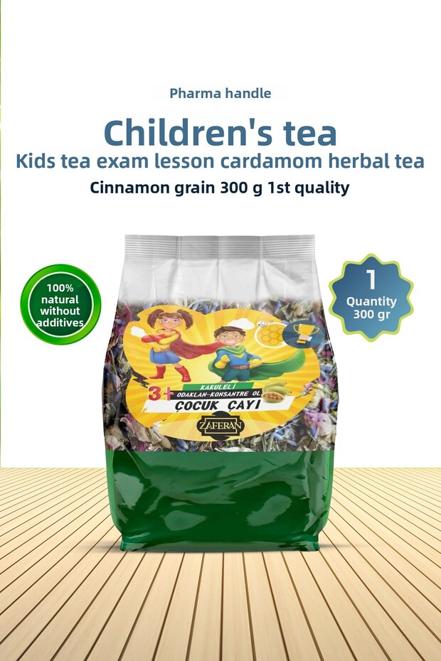 Focus Kids - Herbal Tea with Cardamom for Exam Class