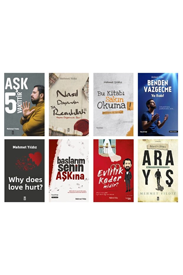 Mehmet Yıldız Aşk 5 Vakittir Seti 8 Kitap