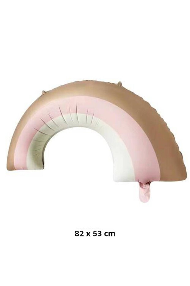 Pink Coffee Cream Foil Balloon 82*44 cm