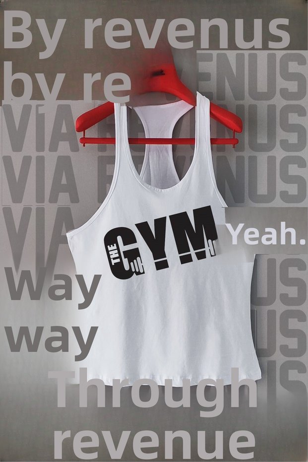 The Gym Printed Tank Top Sports Tank Top