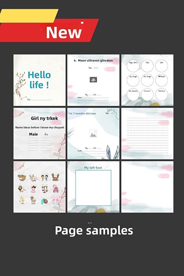 Baby Diary, Baby Memories Book, Pregnancy Period, Pregnancy Planning Notebook - 3
