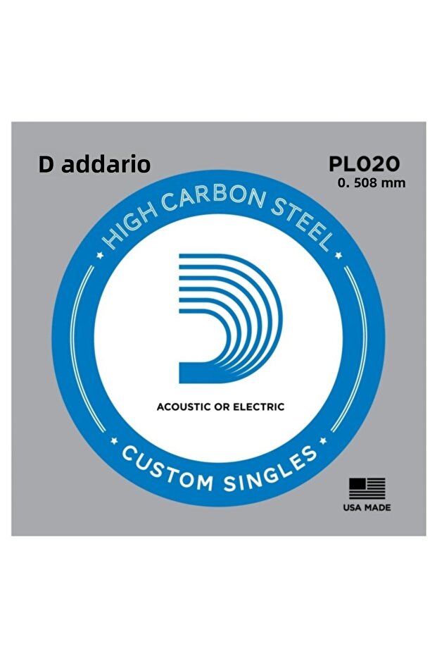 D'addario Pl020 سلسلة جيتار كهربائي واحدة (20)