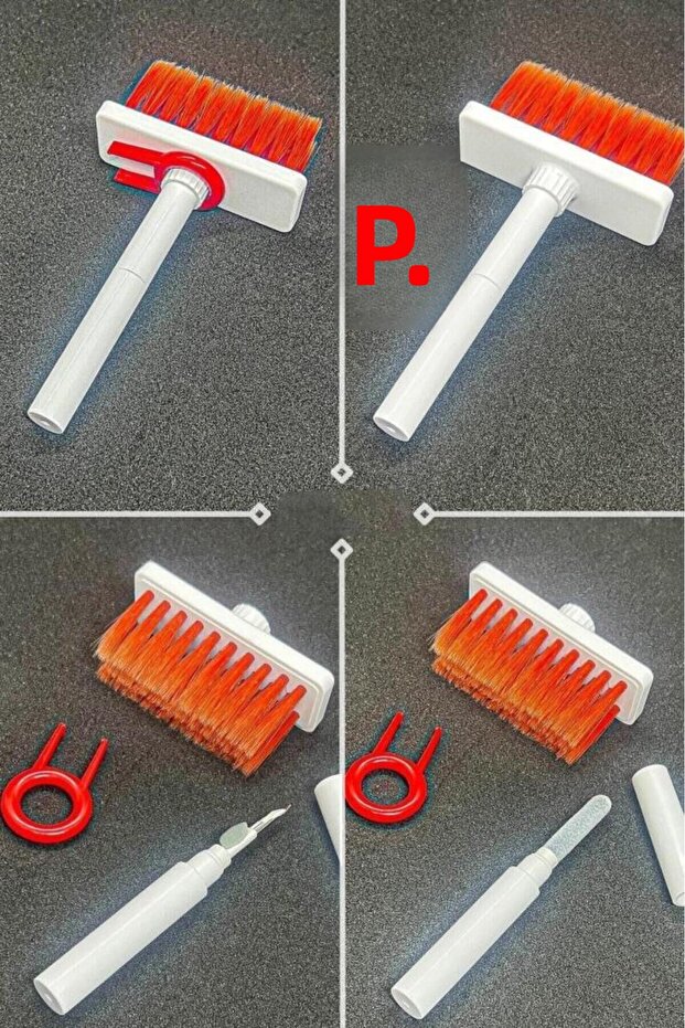 Keyboard Computer Headset Cleaning Tools Key Puller Set 5 in 1 Cleaning Brush Set - 3