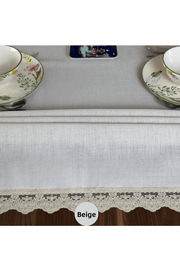 مفرش طاولة، مفرش طاولة طعام مقاوم للبقع - 4