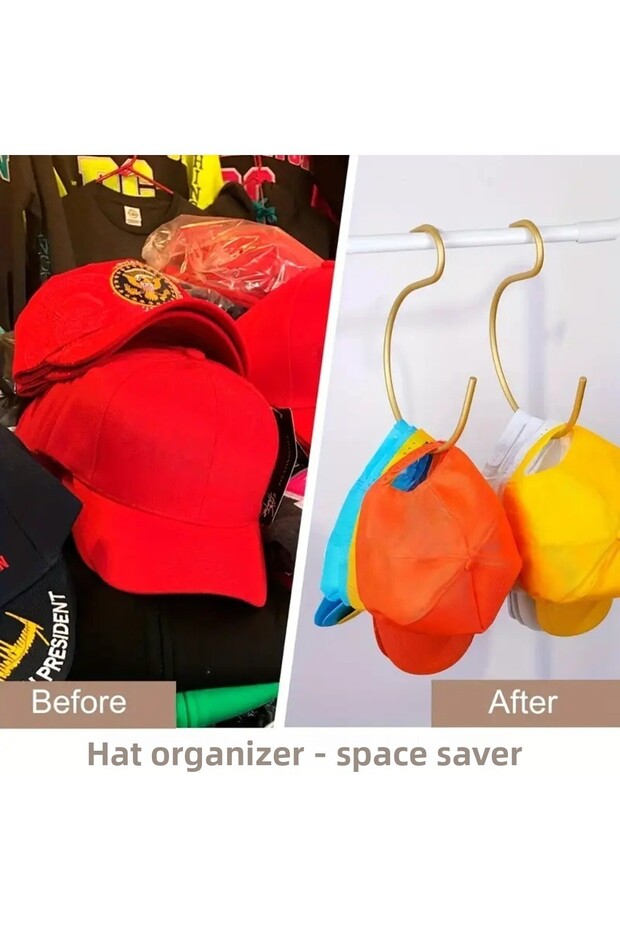 1 Τεμάχιο ΛΕΥΚΟΣ Κρεμάστρα Καπέλων Κρεμάστρα Σάλι Κρεμάστρα Κασκόλ Κρεμάστρα Τσάντας Κρεμάστρα Ρούχων ΜΕΤΑΛΛΙΚΗ ΚΡΕΜΑΣΤΡΑ - 5