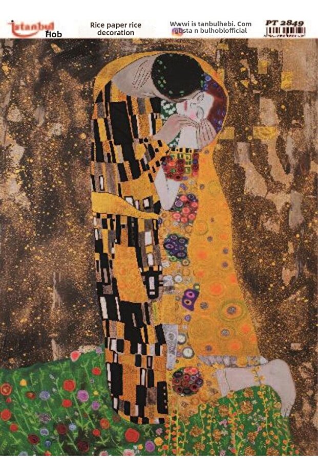 Brass Decopage Paper 30X42Cm Pt-2849 Female