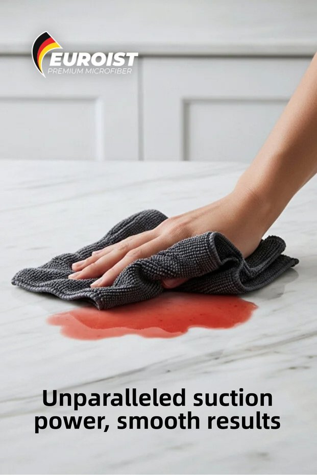 Microfiber Cleaning Cloth Set of 4 | 40X40 cm | 300 Gsm Kitchen Bathroom Toilet Glass Cloth