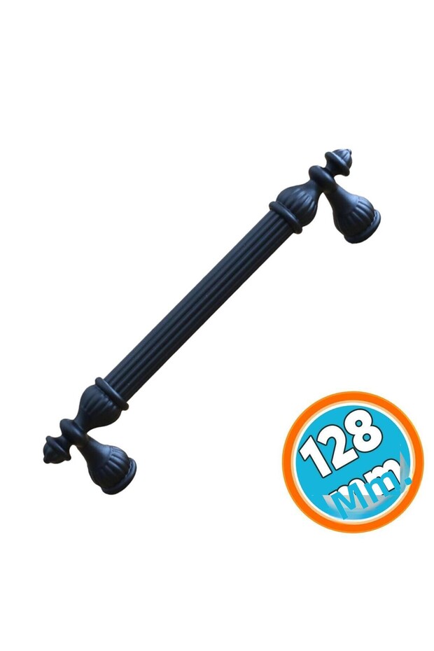Furniture Handle Kitchen Cabinet Drawer Cabinet Handles Cover Handle Handle Black 128 mm Metal