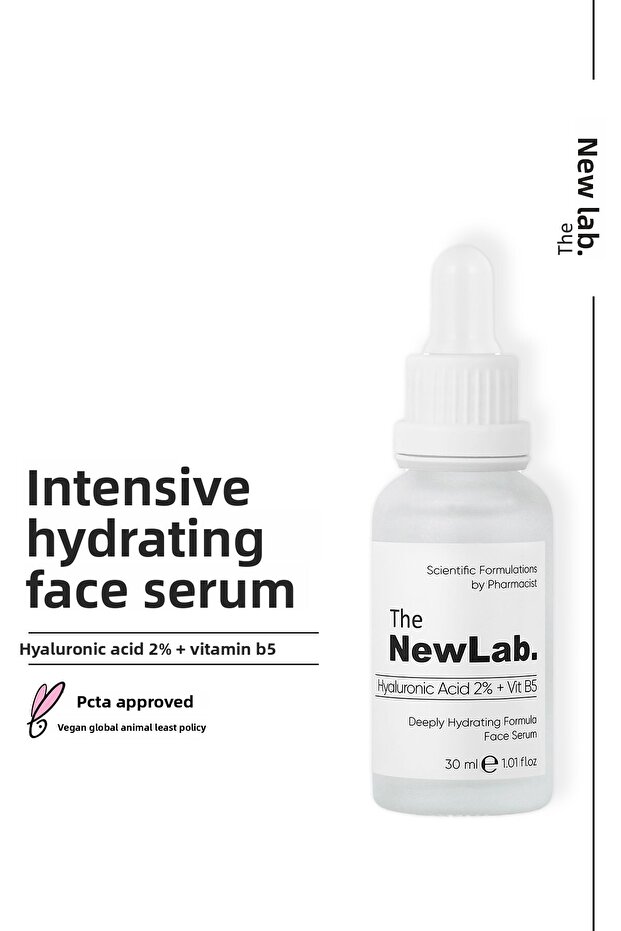 Hyaluronic Acid Intensive Moisturizing Skin Care Serum 30 ml (hyaluronic Acid 2% Vit B5)