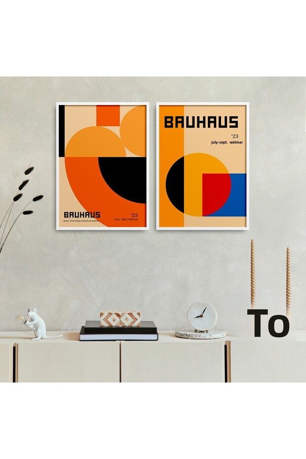 Set of Two Framed Painting Set Poster Painting Double09