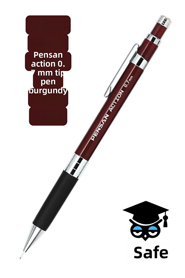 Pensan action versatile pen with a 0.7 mm tip, silicone grip area and high-quality mechanism.