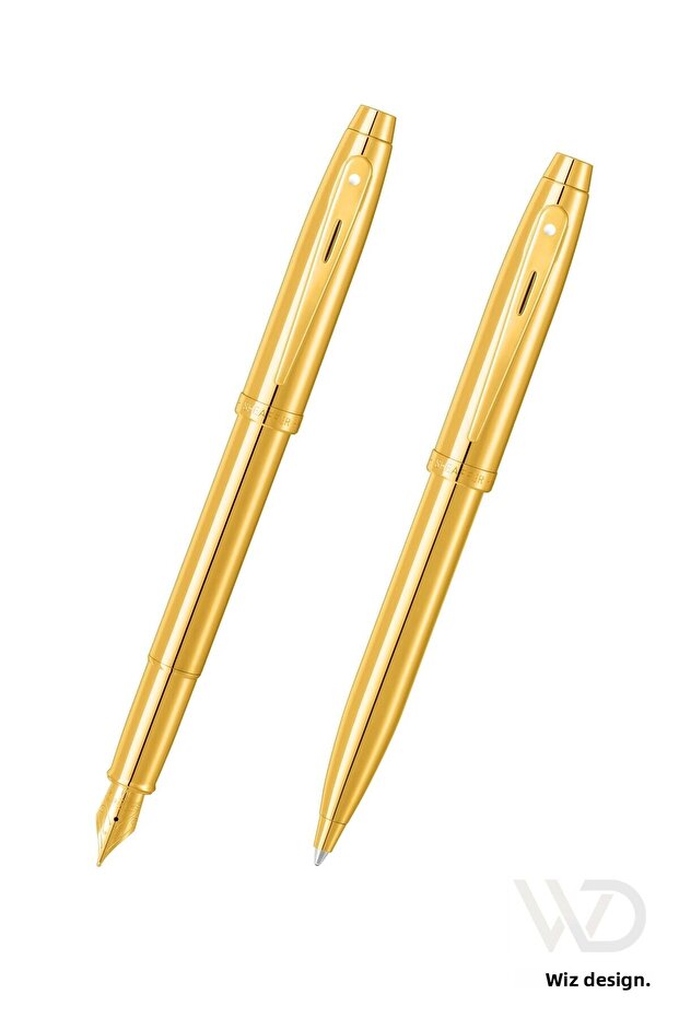 100 Series Fountain Pen Ballpoint Pen Gold Set Special Gift Boxed