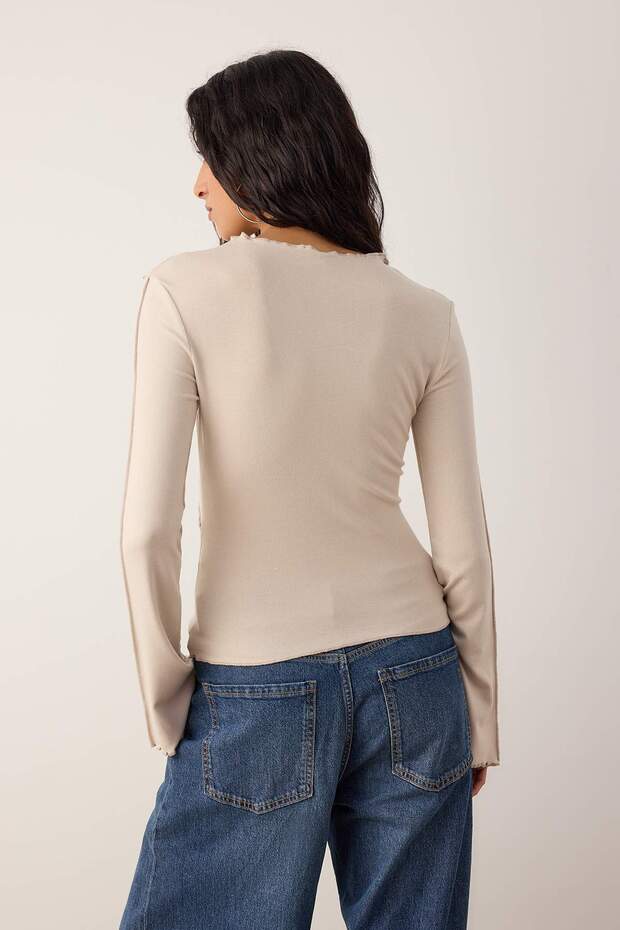 Taş Örme Bluz TWOAW25BZ00244 - 4