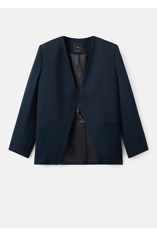 Kruvaze blazer ceket - 3