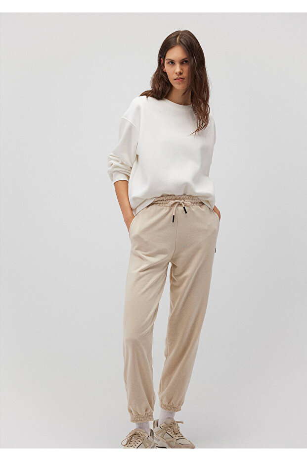 Bej Basic Eşofman Altı 1600903-70072 - 1