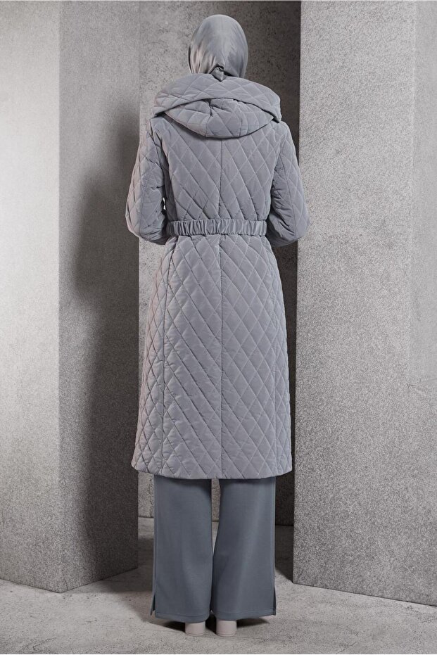 KEMERLİ KAPÜŞONLU KABAN 90532-1 - 3