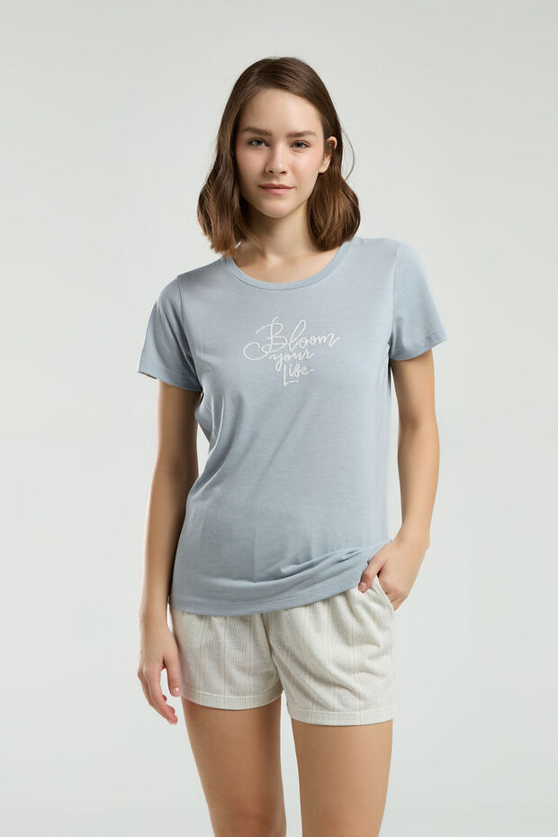 Kadın Yeşil Şort Takım - 1