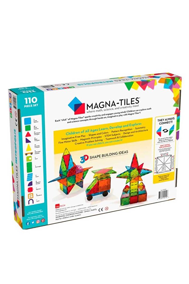 Magnatiles Metropolis 110 Piece Set - 2