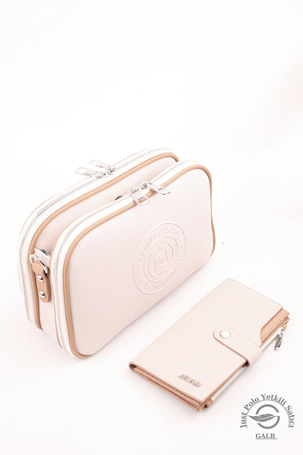 Original Just Polo Premium 5-Compartment Medium Women's Shoulder Bag Suitable for Daily Use 25*17 Cm