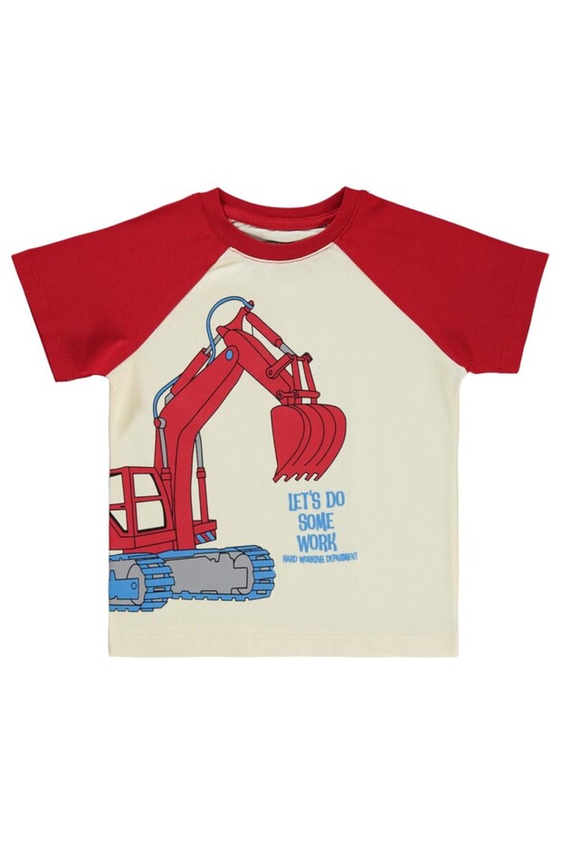 Boy's T-Shirt 2-5 Years Red