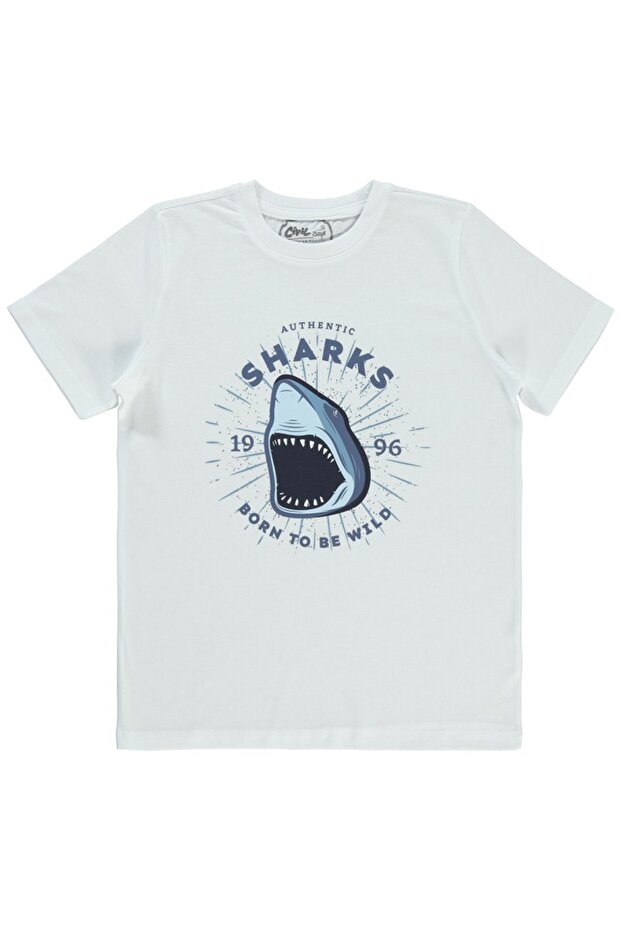 Boy's T-Shirt 10-13 Years White