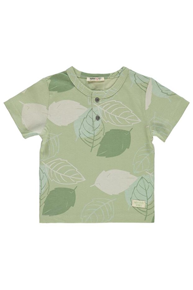 Collared Buttoned T-Shirt for 9-24 Months - Khaki