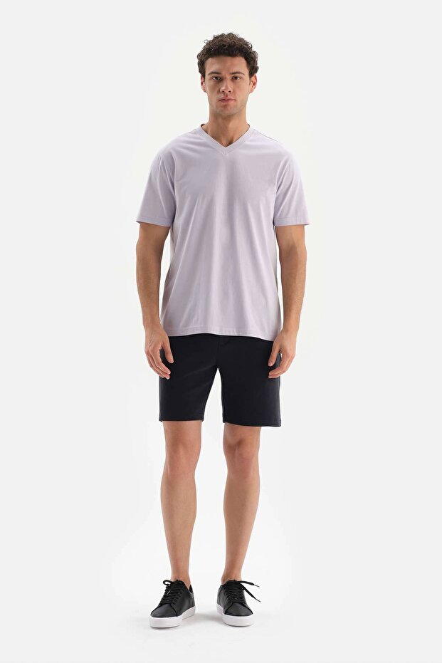 Lila V Yaka Basic Supima T-Shirt - 3
