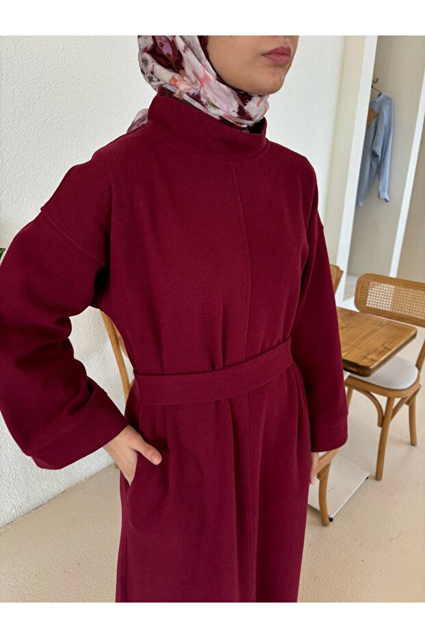 kışlık örme elbise - 4