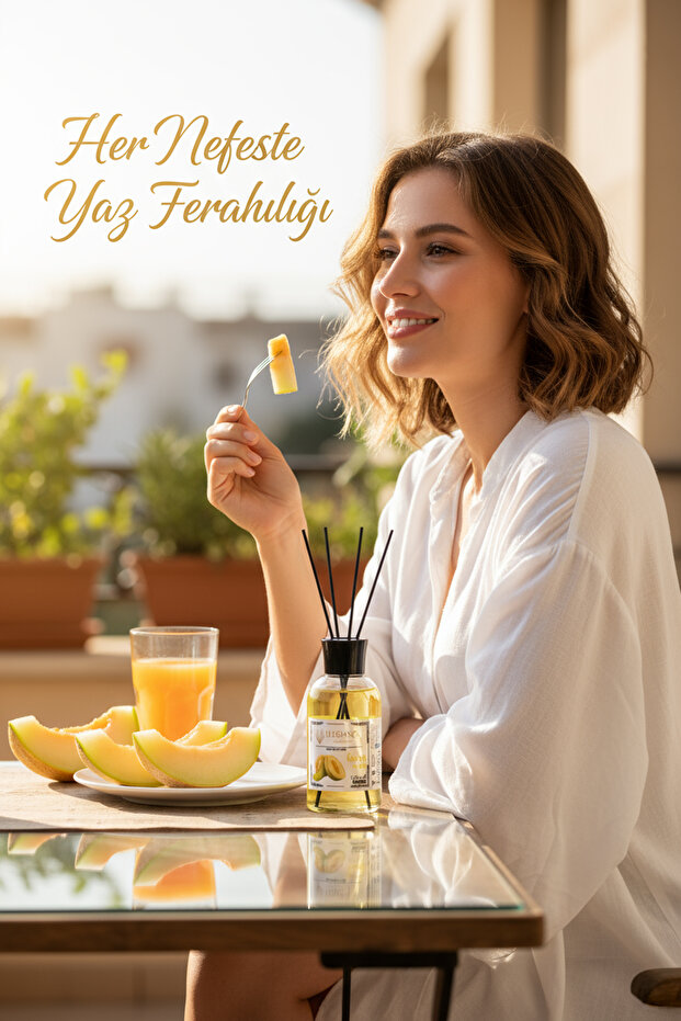 Kavun Reed Diffuser Bambu Çubuklu Oda Kokusu (110 Ml) - 5