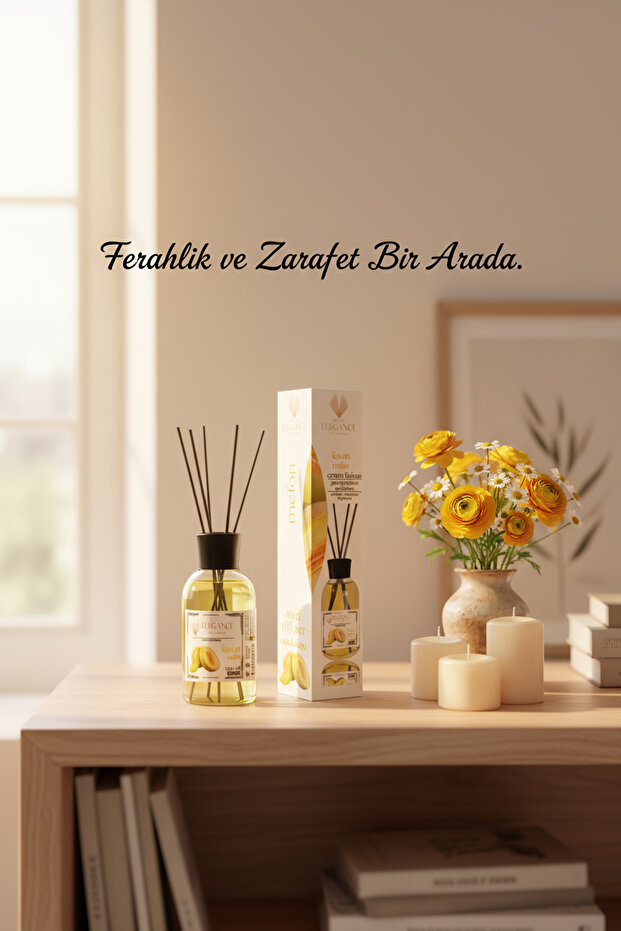 Kavun Reed Diffuser Bambu Çubuklu Oda Kokusu (110 Ml) - 4