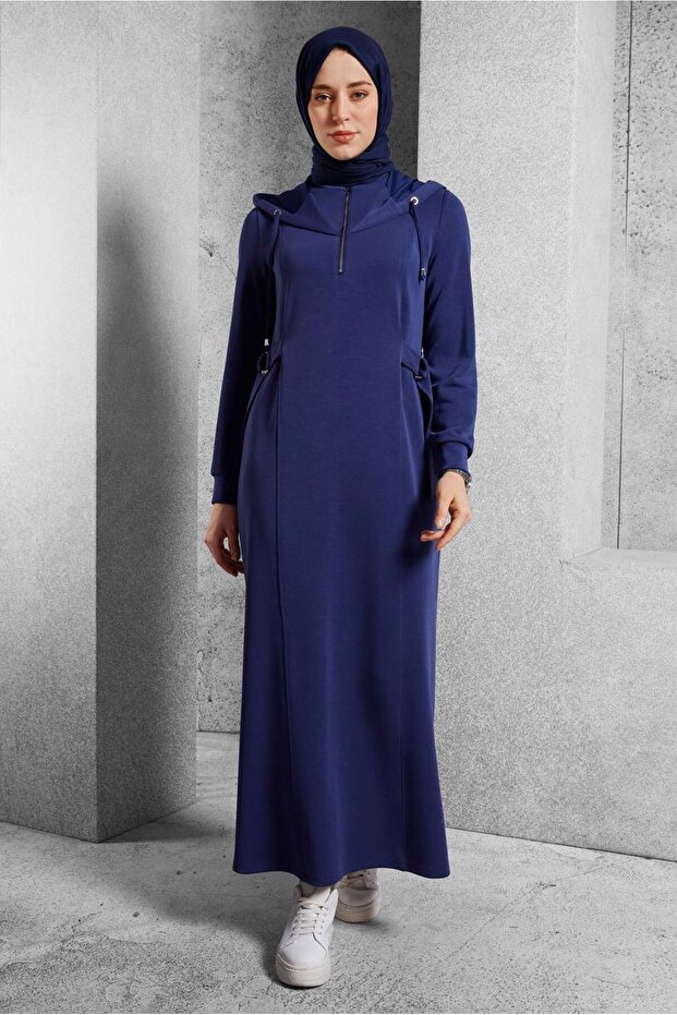 Kapüşonlu Elbise 45234 - 2