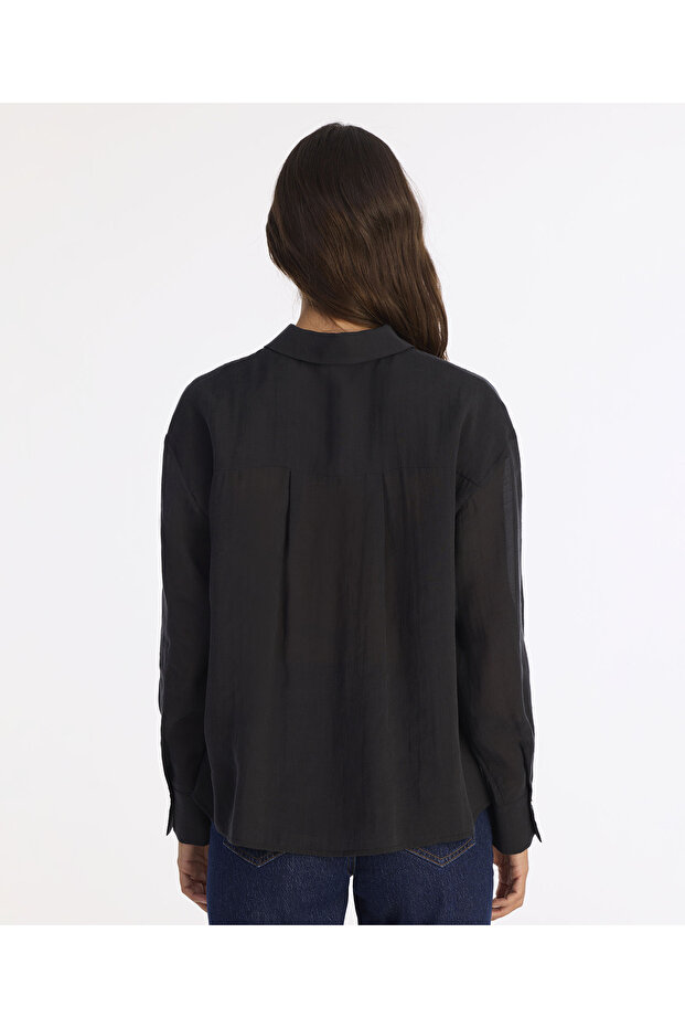 Regular Gömlek Yaka Uzun Kol Gömlek - 4