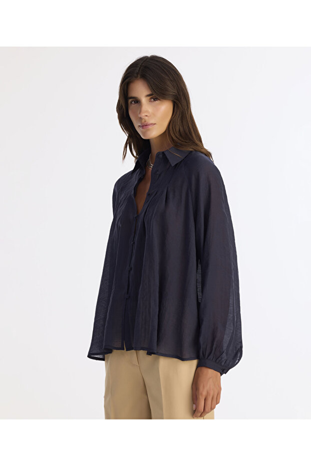 Regular Gömlek Yaka Uzun Kol Gömlek - 4