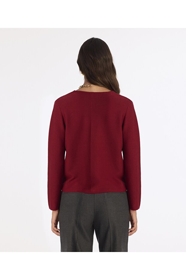 Regular V Yaka Uzun Kol Kazak - 4