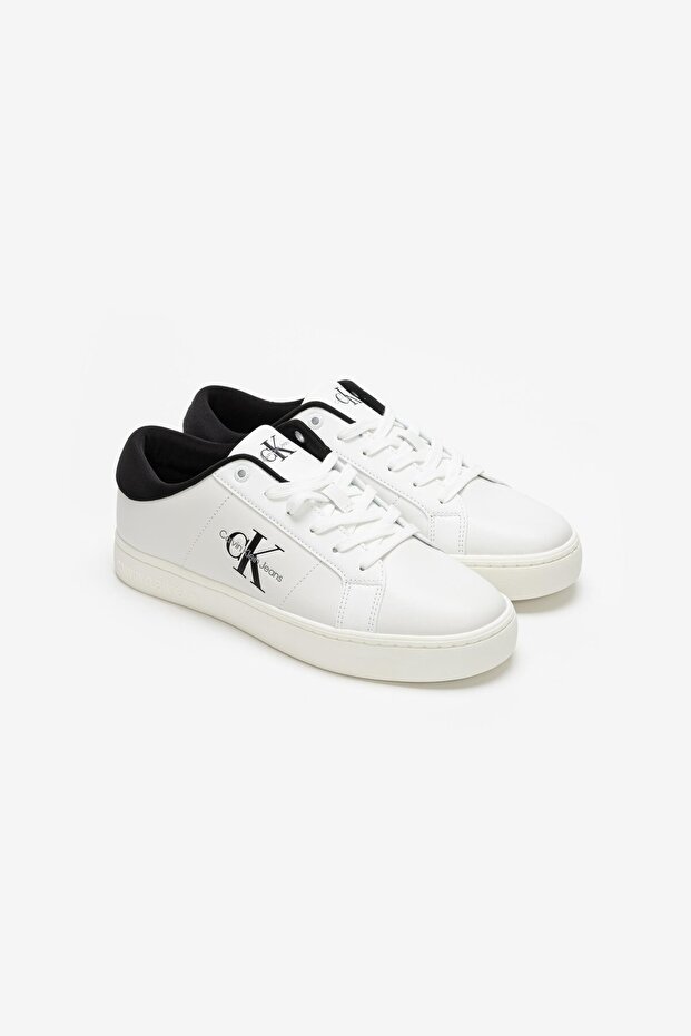 CLASSIC CUPSOLE LOW LACEUP LTH Erkek Sneaker YM0YM00864-01W - 4