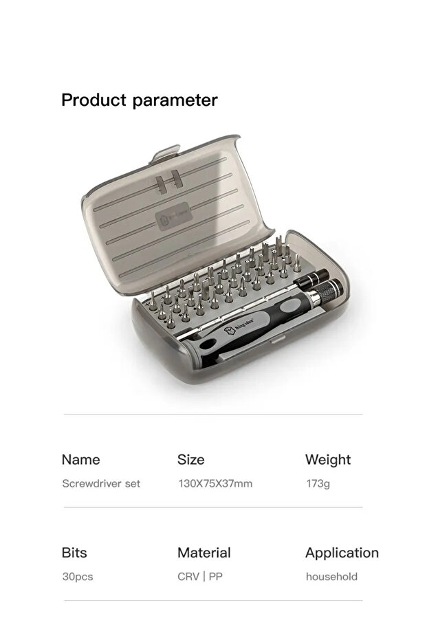 32 in 1 set 32 in 1 Precision Screwdriver Set Manual Hand Tool Kit Magnetic Mini Small Bit for Xiaom - 2