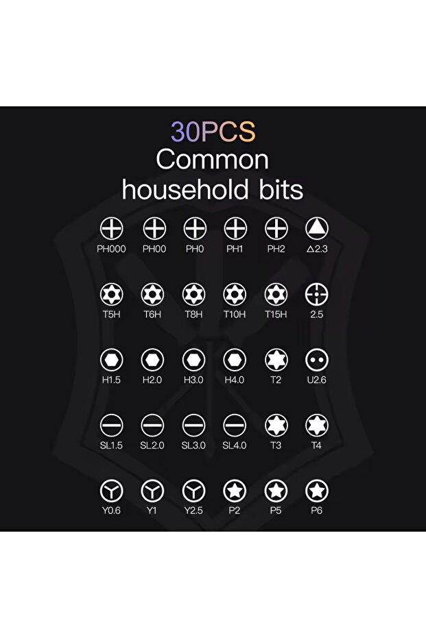 32 in 1 set 32 in 1 Precision Screwdriver Set Manual Hand Tool Kit Magnetic Mini Small Bit for Xiaom - 4