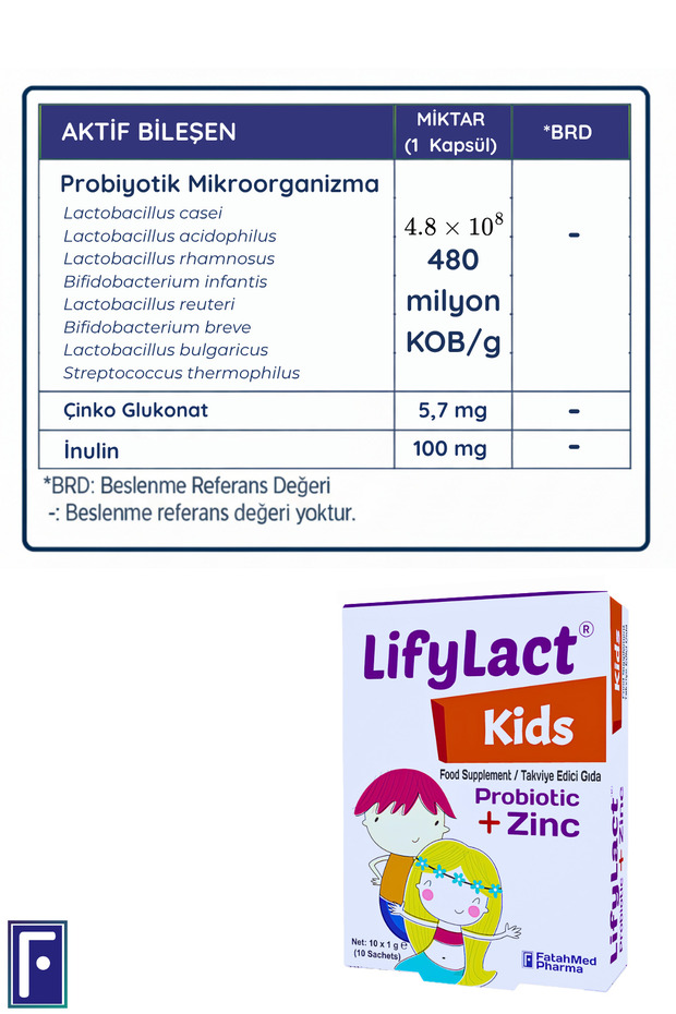 ® Kids Probiyotik , Prebiyotik Saşe , Çinko - 2