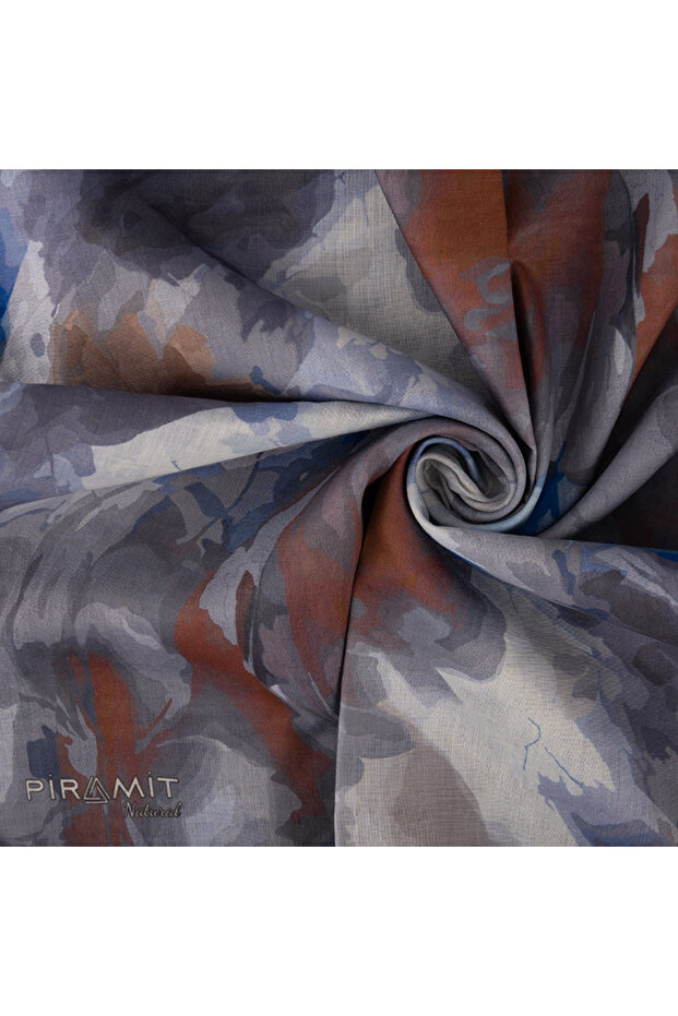 Natural Patterned Scarf - 2