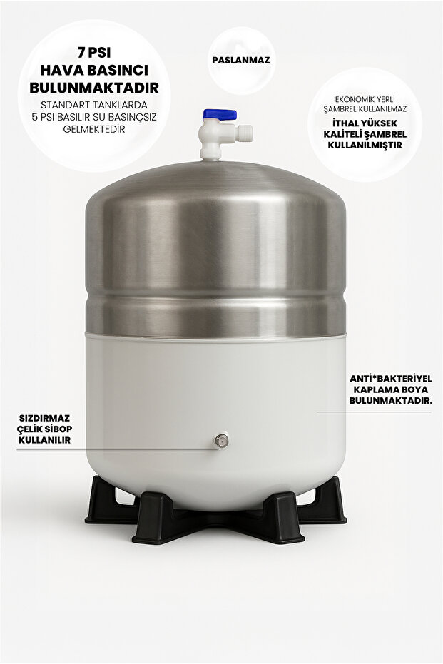 5 Filtreli Klasik Metal Tanklı Su Arıtma Cihazı - 3