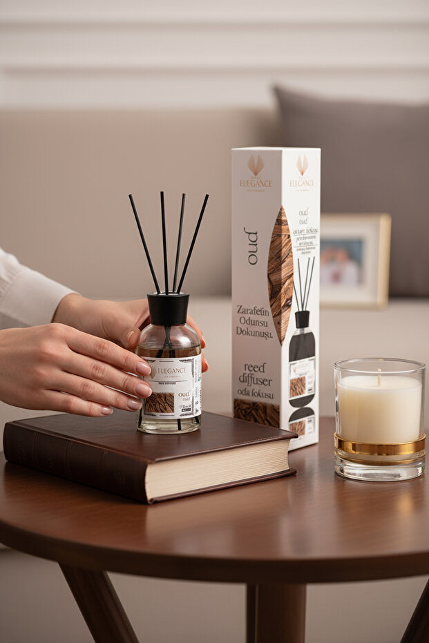Oud Reed Diffuser Bambu Çubuklu Oda Kokusu 110 ml - 4