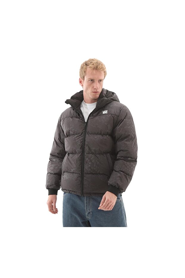 000PJ7BLK1-R Mte Bridgewood Reversible Puffer Erkek Mont Siyah - 2