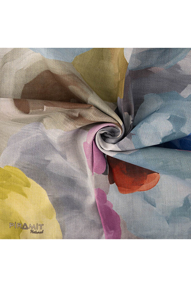 Natural Patterned Scarf - 2