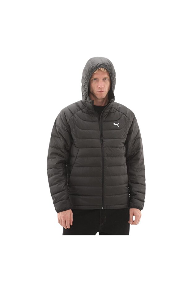 685221-01 Packlite Hooded down Jacket Men's Coat Black - 5